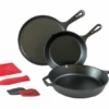 Lodge L6SPB41 13.65" W X " D X 3.95" H 6-Piece Seasoned With Oil Cast Iron Essential Skillet Set (1 Set) 2 Lodge L6SPB41 13.65" W X " D X 3.95" H 6-Piece Seasoned With Oil Cast Iron Essential Skillet Set (1 Set) -Tableware Shop Sales 01291051 b896 4afd a061 a4530c4b1858 46162.1655355044