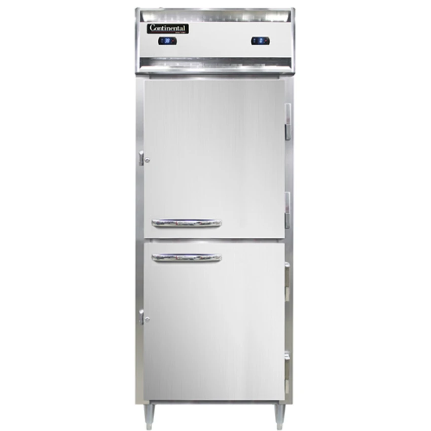 Continental Refrigerator D1RFENSAHD 28.5" W One-Section Solid Door Reach-In Designer Line Refrigerator/Freezer 3 Continental Refrigerator D1RFENSAHD 28.5" W One-Section Solid Door Reach-In Designer Line Refrigerator/Freezer