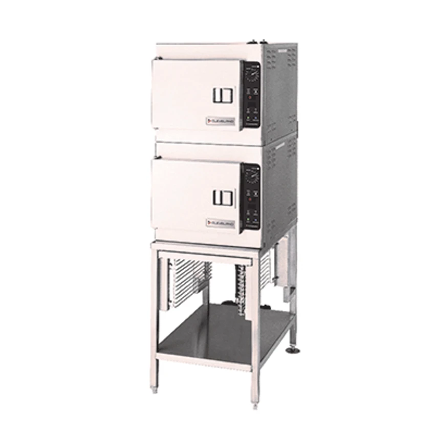 Cleveland (2) 21CET8 3 Pan Electric Convection Steamer - (2) 208V 3 Cleveland (2) 21CET8 3 Pan Electric Convection Steamer - (2) 208V