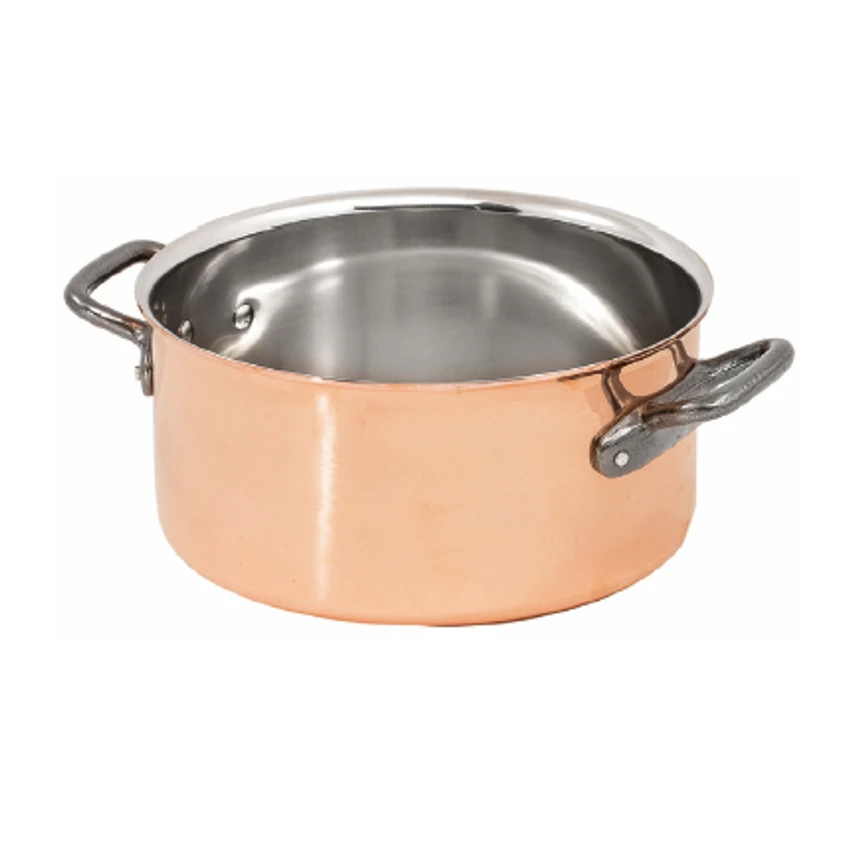 Matfer Bourgeat 367020 3.5 Qt. Stainless Steel Or Copper Bourgeat Casserole Pan 3 Matfer Bourgeat 367020 3.5 Qt. Stainless Steel Or Copper Bourgeat Casserole Pan
