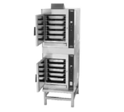 Groen (2)HY-5GF-NG 5 Pan Natural Gas Convection Steamer - 62,000 BTU