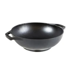 Lodge L9MW 9.19" Cast Iron Oven Safe Dual Handles Mini Wok (3 Each Per Case)