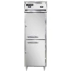 Continental Refrigerator DL1RFS-SS-HD 26" W One-Section Solid Door Reach-In Designer Line Refrigerator/Freezer