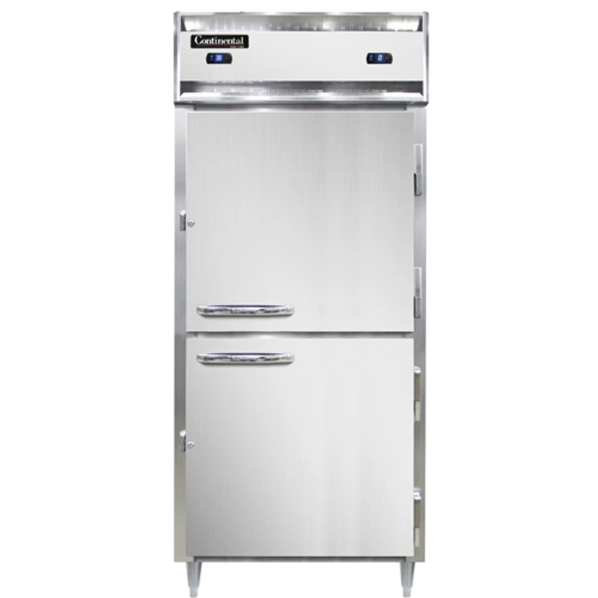 Continental Refrigerator DL1RFX-HD 36.25" W One-Section Solid Door Reach-In Designer Line Refrigerator/Freezer 3 Continental Refrigerator DL1RFX-HD 36.25" W One-Section Solid Door Reach-In Designer Line Refrigerator/Freezer