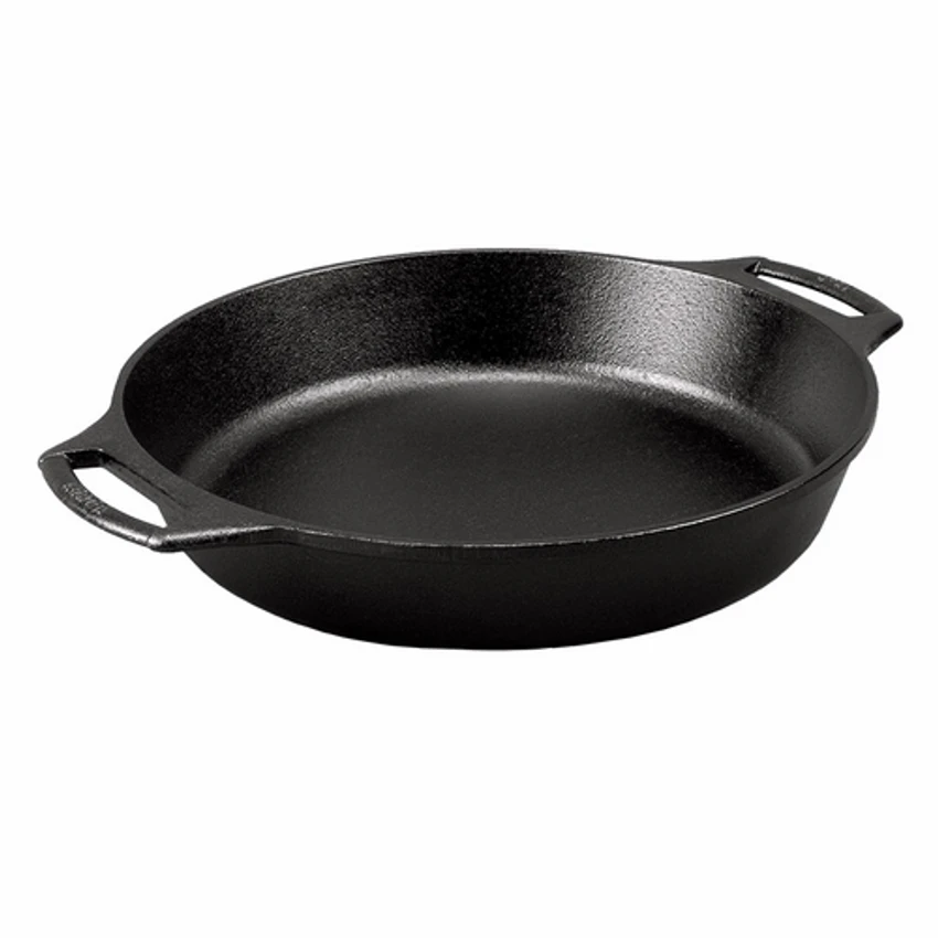 Lodge BW10BSK 10.25" Dia. Cast Iron Round Baker's Skillet With Handles (3 Each Per Case) 3 Lodge BW10BSK 10.25" Dia. Cast Iron Round Baker's Skillet With Handles (3 Each Per Case)