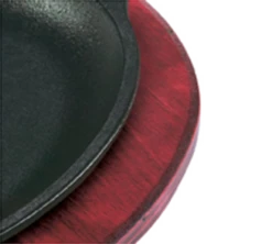 Lodge UOPB1 11.75" W X 9.25" D Oval Wood Underliner (6 Each Per Case)