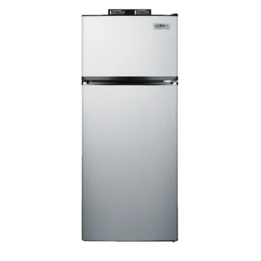 Summit BKRF1159SS 23.63" W Stainless Steel Solid Door Break Room Refrigerator-Freezer 3 Summit BKRF1159SS 23.63" W Stainless Steel Solid Door Break Room Refrigerator-Freezer