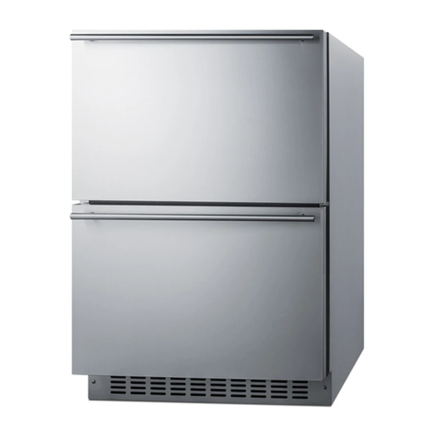 Summit SPRF34D 23.63" W Stainless Steel Undercounter Refrigerator-Freezer 3 Summit SPRF34D 23.63" W Stainless Steel Undercounter Refrigerator-Freezer