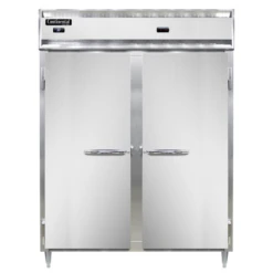 Continental Refrigerator DL2RWE-SA-PT 57" W Two-Section Pass-Thru Designer Line Refrigerator/Heated Cabinet