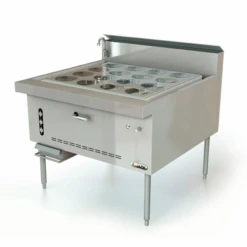 Jade JCS-31.5-NG 31.5" W Stainless Steel Natural Gas Titan Heavy Duty Chinese Dim Sum Steamer - 80,000 BTU