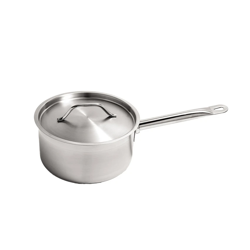 CAC China S3AP-4 4.50 Qt. Stainless Steel Saucepan (6 Each Per Case) 3 CAC China S3AP-4 4.50 Qt. Stainless Steel Saucepan (6 Each Per Case)