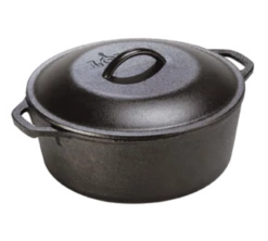 Lodge L10DOL3 7 Qt. Black Cast Iron Round Dutch Oven With Cover -Tableware Shop Sales 1cff6a8c 3310 4f91 9266 0183cfbf0405 74236.1657518828