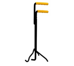 Lodge A5DLL 16.13" High Temperature Black Finish Yellow Handle Deluxe Lid Lifter (4 Each Per Case)