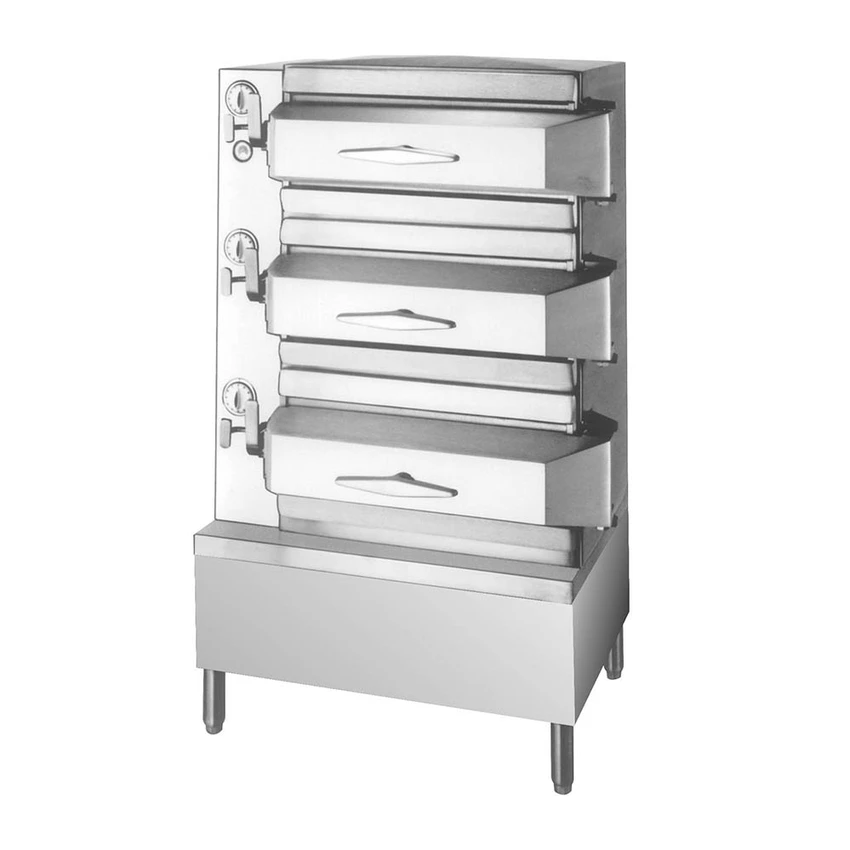 Cleveland PDL2 8 Pan Electric Pressure Steamer - 115V 3 Cleveland PDL2 8 Pan Electric Pressure Steamer - 115V