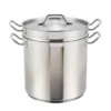 Winco SSDB-8S 8 Qt Stainless Steel / Aluminum Clad Bottom Steamer/Pasta Cooker -Tableware Shop Sales 205c5d4a 571a 4544 9fb3 d1e5deb3640b 26128.1678663109
