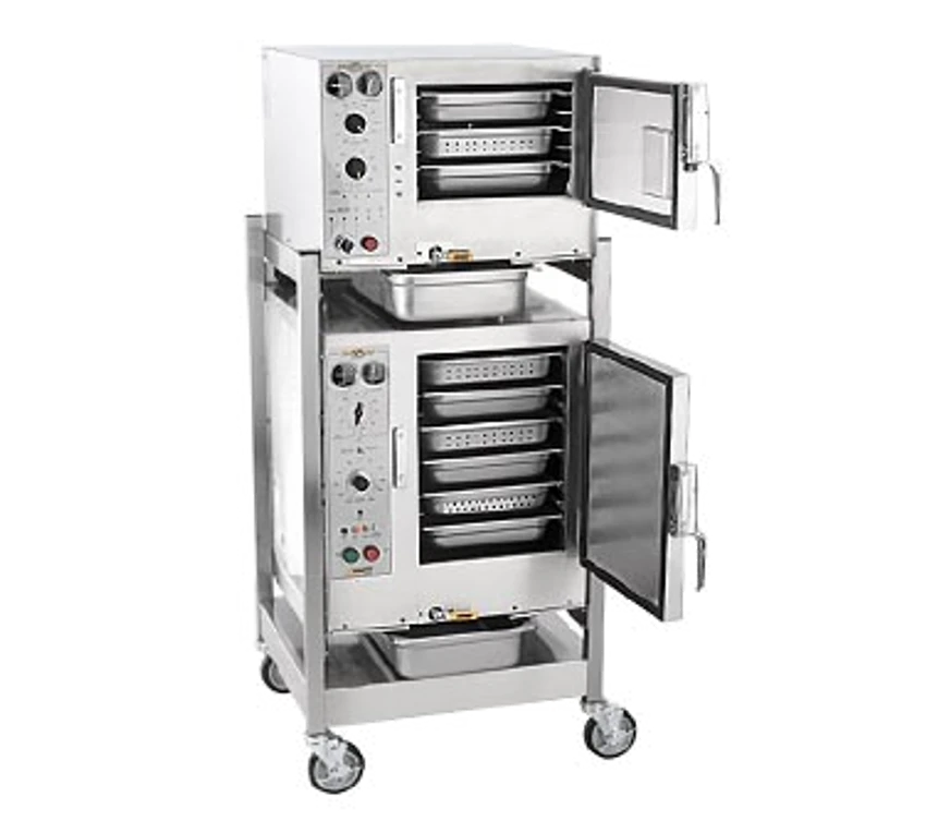AccuTemp S3/S62403D110 2 Compartment Electric Two Steam'N'Hold Boilerless Convection Steamer - 240 Volts 3 AccuTemp S3/S62403D110 2 Compartment Electric Two Steam'N'Hold Boilerless Convection Steamer - 240 Volts