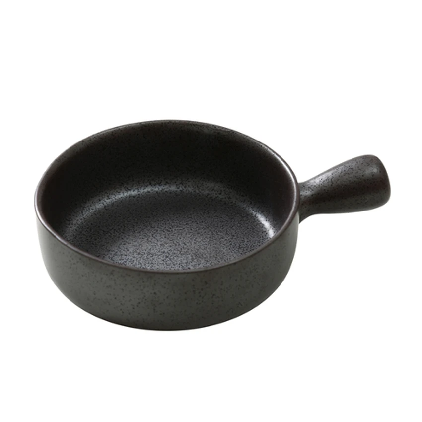 Yanco DB-4106 18 Oz. Porcelain Diamond Black Skillet 3 Yanco DB-4106 18 Oz. Porcelain Diamond Black Skillet