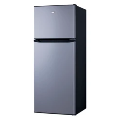Summit FF1293SSIM 23.5" W Stainless Steel Look Solid Door Summit Refrigerator Or Top Mount Freezer