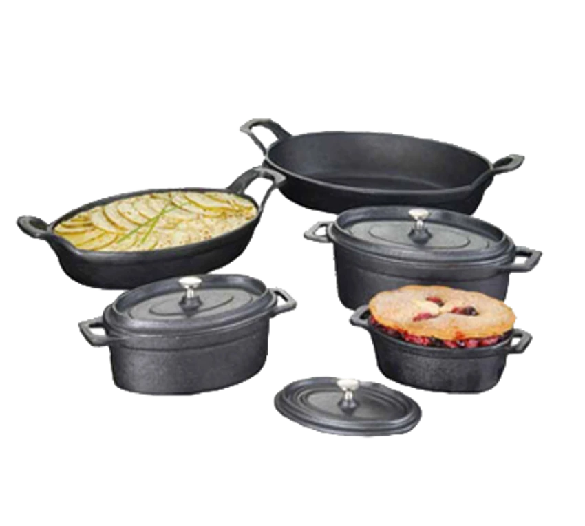 American Metalcraft CIPOV745 23.5 Oz. Cast Iron Oval Baking Dish 3 American Metalcraft CIPOV745 23.5 Oz. Cast Iron Oval Baking Dish