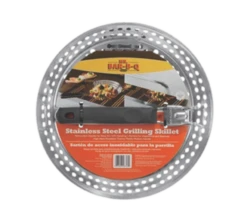 Chef Master 06753Y Stainless Steel Mr. Bar-B-Q Skillet With Removable TPR Handle