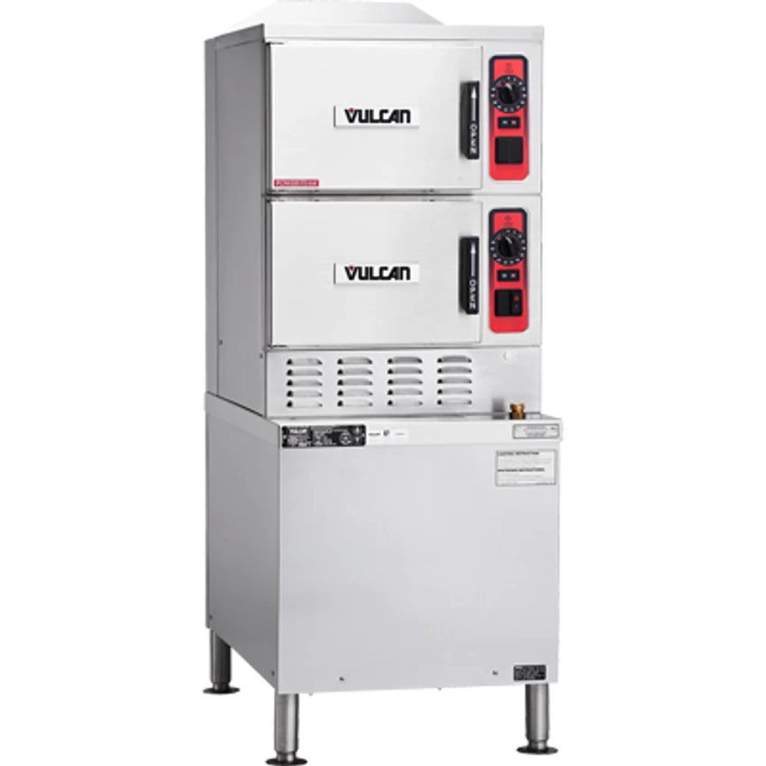 Vulcan C24GA10 PS-NG 24" Natural Gas Convection Steamer - 125,000 BTU 4 Vulcan C24GA10 PS-NG 24" Natural Gas Convection Steamer - 125,000 BTU - Image 2