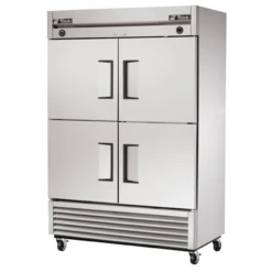 True T-49DT-4-HC 4 Stainless Steel Half Doors Aluminum Sides Interior Lighting Reach-In Refrigerator Or Freezer - 115 Volts -Tableware Shop Sales 3ec43d7e f48f 41aa a89c 29a0ac699587 24250.1700595958
