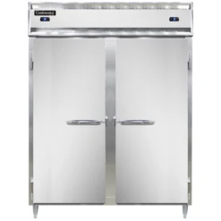 Continental Refrigerator DL2RFES 57" W Two-Section Solid Door Reach-In Designer Line Refrigerator/Freezer