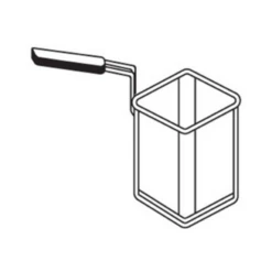 MVP Group 116-0090 0.17 Size Rectangular Axis Pasta Basket For AX-GPC-1 Or AX-GPC-2