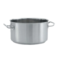 Vollrath 47733 17 Quarts Aluminum & Stainless Steel Clad Bottom Intrigue Sauce Pot