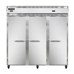 Continental Refrigerator 3RRF-SA 78" W Three-Section Solid Door Reach-In Refrigerator/Freezer