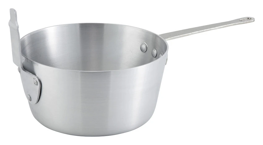 Winco ALSP-10 10 Qt. Aluminum Fryer And Pasta Pan 3 Winco ALSP-10 10 Qt. Aluminum Fryer And Pasta Pan
