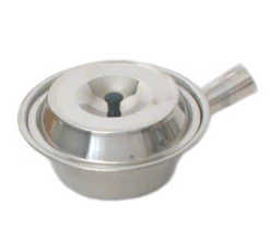 Town 34752/DZ 32 Oz. Aluminum Sauce Pan - 1 Dozen