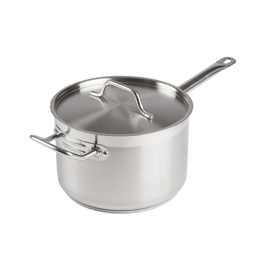 Winco SSSP-7 7.50 Qt Tri-Ply Premium Sauce Pan 3 Winco SSSP-7 7.50 Qt Tri-Ply Premium Sauce Pan