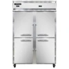 Continental Refrigerator 2RF-SS-HD 52" W Two-Section Solid Door Reach-In Refrigerator/Freezer -Tableware Shop Sales 602403f9 038d 40d4 986b 77e25549a0be 24421.1667758350