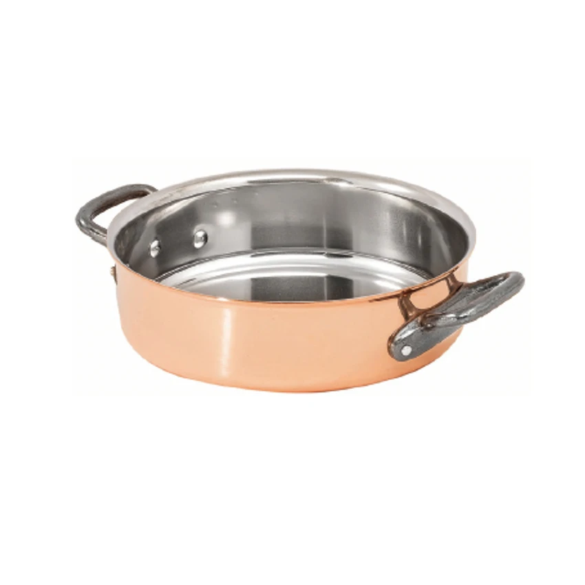 Matfer Bourgeat 374024 3.33 Qt. Copper Bourgeat Saut Pan Brazier 3 Matfer Bourgeat 374024 3.33 Qt. Copper Bourgeat Saut Pan Brazier