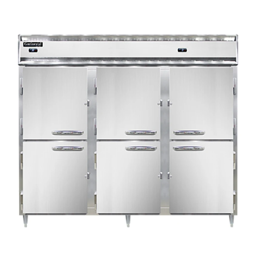Continental Refrigerator DL3RFFE-SS-PT-HD 85.5" W Three-Section Solid Door Designer Line Refrigerator/Freezer 3 Continental Refrigerator DL3RFFE-SS-PT-HD 85.5" W Three-Section Solid Door Designer Line Refrigerator/Freezer