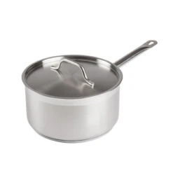 Vollrath 7342 2.75 Qt. 3000 Series Aluminum Riveted Handle With Natural Finish Arkadia Sauce Pan