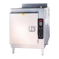 Cleveland 21CGA5@NQS-NG 5 Pan Natural Gas Countertop Convection Steamer - 70,000 BTU