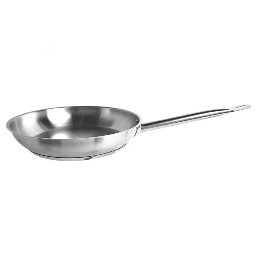 Thunder Group SLSFP4011 11" Dia. Stainless Steel Fry Pan 3 Thunder Group SLSFP4011 11" Dia. Stainless Steel Fry Pan