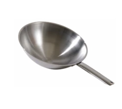 Matfer Bourgeat 686730 12" Dia. Stainless Steel Tradition Plus Wok