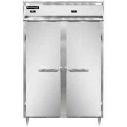Continental Refrigerator DL2RF-SS-PT 52" W Two-Section Solid Door Pass-Thru Designer Line Designer Line Refrigerator/Freezer