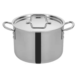 Winco TGSP-8 8 Qt Tri-GenInduction-Ready Stock Pot