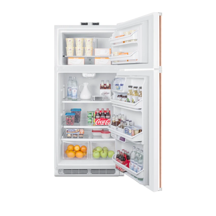 Summit BKRF18WCP 29.63" W White Solid Door Accucold Break Room Refrigerator-Freezer 4 Summit BKRF18WCP 29.63" W White Solid Door Accucold Break Room Refrigerator-Freezer - Image 2
