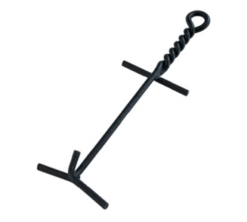 Lodge A5 16.6" High Temperature Black Finish Camp Dutch Oven Lid Lifter (4 Each Per Case)