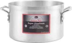 Winco AXAP-34 34 Qt. Aluminum Professional Sauce Pot