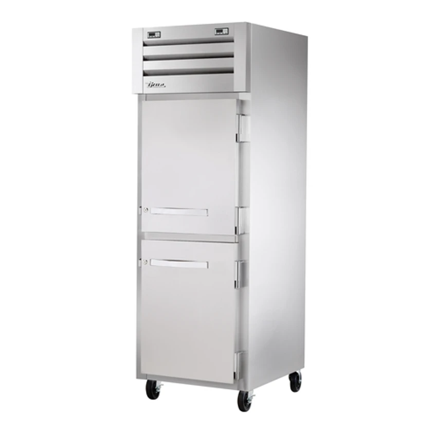 True STR1DTA-2HS-HC 2 Stainless Steel Half Doors LED Interior Lights Reach-In SPEC SERIES Refrigerator Or Freezer - 115 Volts 3 True STR1DTA-2HS-HC 2 Stainless Steel Half Doors LED Interior Lights Reach-In SPEC SERIES Refrigerator Or Freezer - 115 Volts