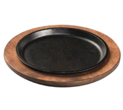 Lodge U5RP 9.5" W X 9.5" D Round Wood Underliner (6 Each Per Case)