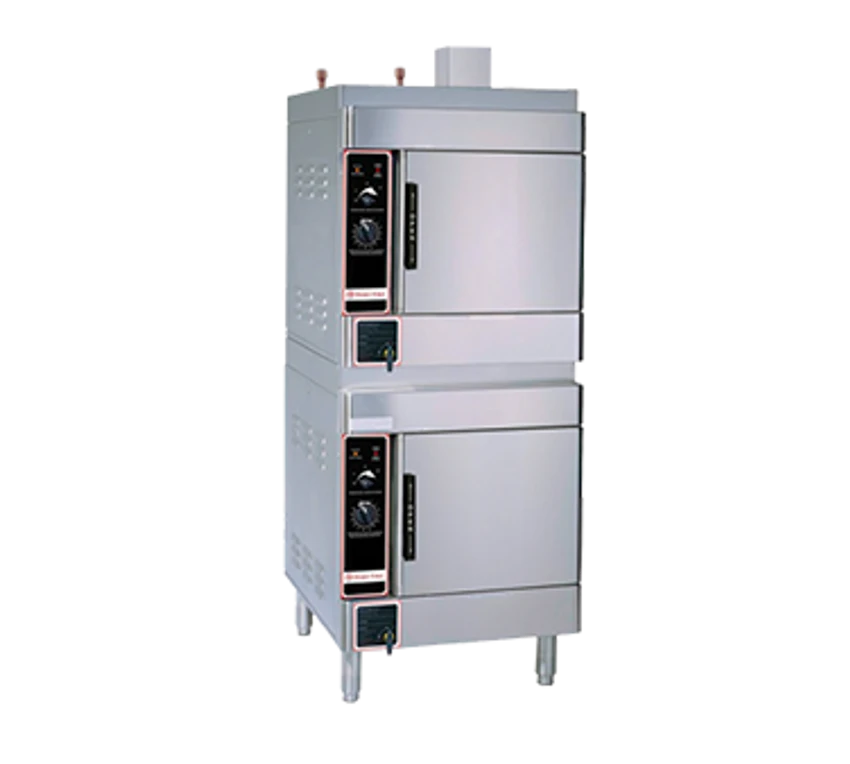 Market Forge SIRIUS II-8-NG (2) 4 Pan Natural Gas Convection Steamer - 52,000 BTU 3 Market Forge SIRIUS II-8-NG (2) 4 Pan Natural Gas Convection Steamer - 52,000 BTU