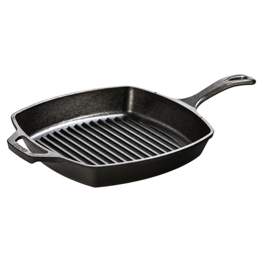 Lodge L8SGPWLFI 10.5" Round Cast Iron With Helper Handle Wildlife Series Skillet (3 Each Per Case) 4 Lodge L8SGPWLFI 10.5" Round Cast Iron With Helper Handle Wildlife Series Skillet (3 Each Per Case) - Image 2