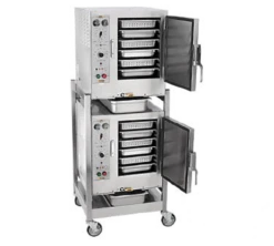 AccuTemp S64803D140 DBL 6 Pans Two Steam'N'Hold Boilerless Convection Steamer - 480 Volts
